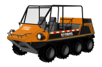中小型水陸兩棲救援車（8&times;8，64KW，原地轉(zhuǎn)向）